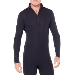 Icebreaker Uldoverdele<Mens 175 Everyday L/S Half Zip Sort (BLACK)