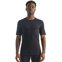 Et Grønnere Valg Uldoverdele<Icebreaker Mens 200 Oasis S/S Crewe Sort (BLACK)