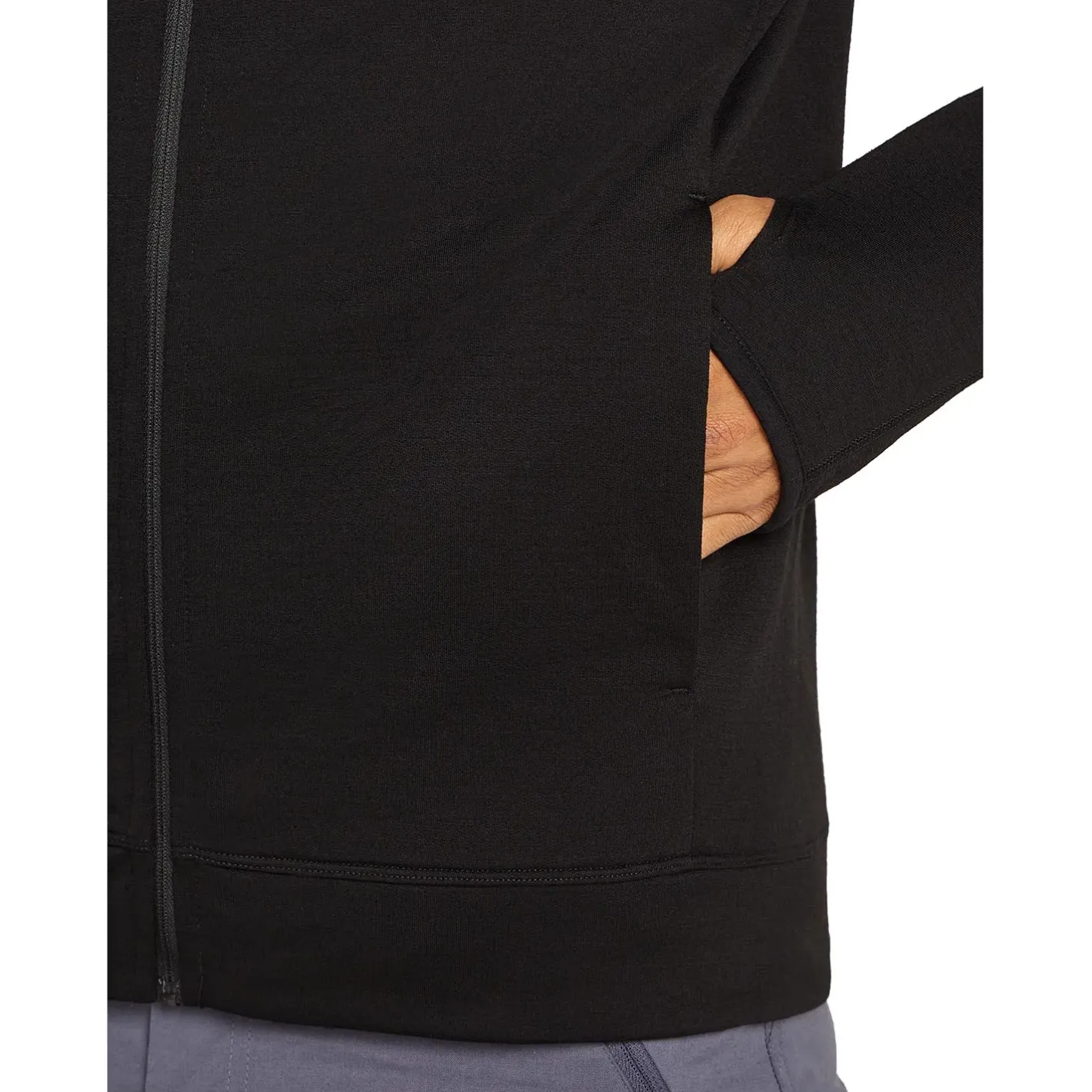 Icebreaker Fleece- Og Uldtrøjer<Mens 360 Realfleece Elemental L/S Zip Hoodie Sort (BLACK)