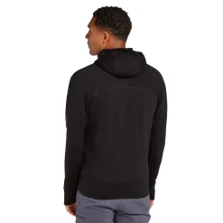 Icebreaker Fleece- Og Uldtrøjer<Mens 360 Realfleece Elemental L/S Zip Hoodie Sort (BLACK)