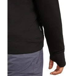 Icebreaker Fleece- Og Uldtrøjer<Mens 360 Realfleece Elemental L/S Zip Hoodie Sort (BLACK)