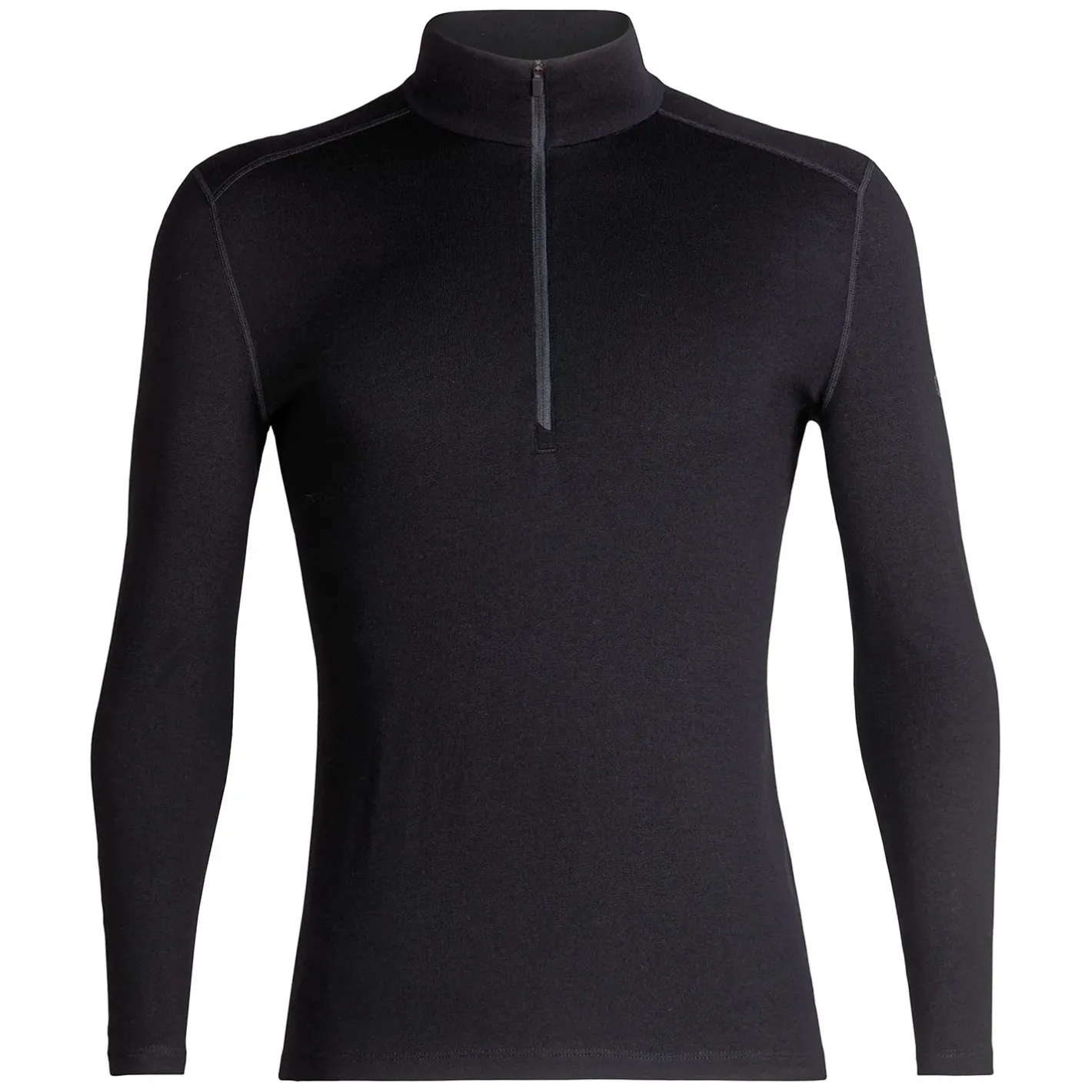Et Grønnere Valg Uldoverdele<Icebreaker Mens 260 Tech L/S Half Zip Sort (BLACK)
