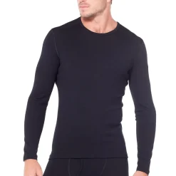 Et Grønnere Valg Uldoverdele<Icebreaker Mens 260 Tech L/S Crewe Sort (BLACK)