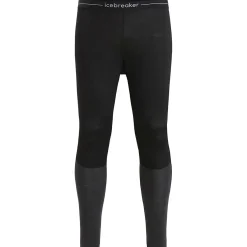 Et Grønnere Valg Uldunderdele<Icebreaker Mens 125 ZoneKnit Leggings Sort (BLACK/JET HTHR/CB)