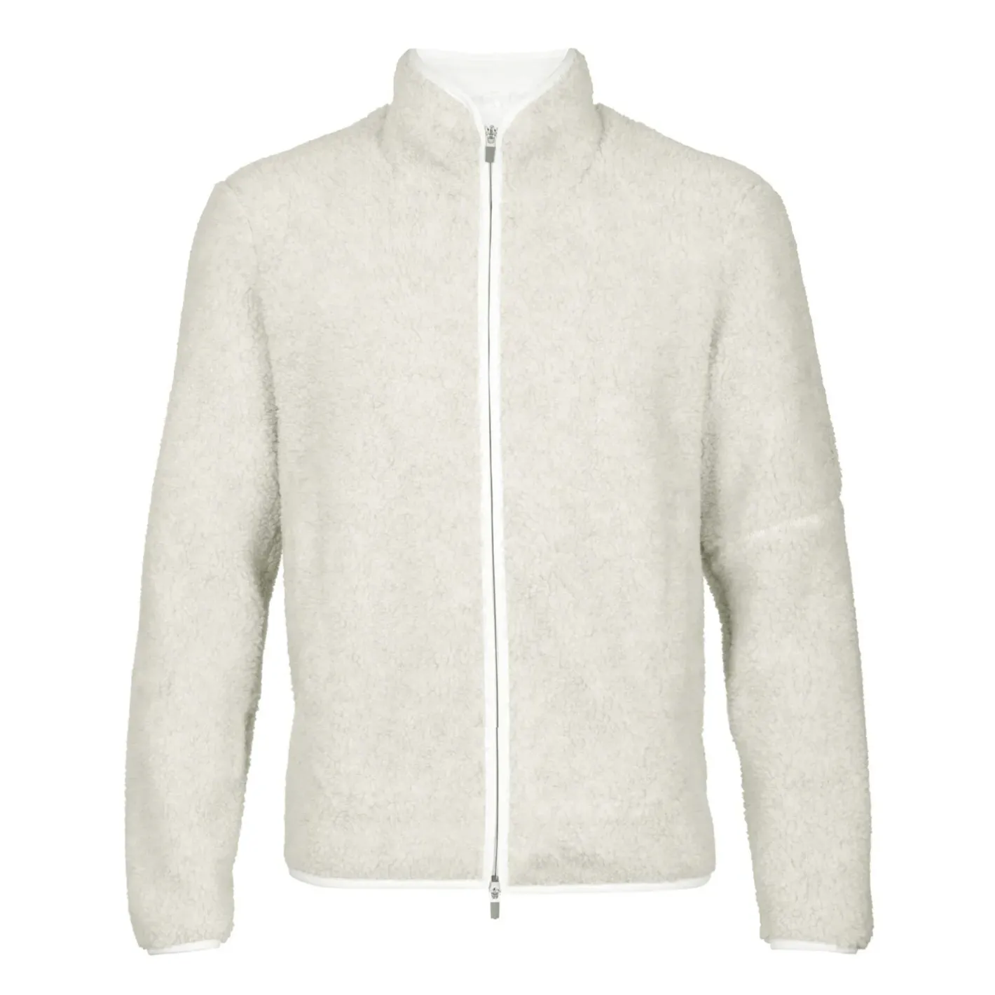 Et Grønnere Valg Fleece- Og Uldtrøjer<Icebreaker Mens Realfleece High Pile L/S Zip Hvid (ECRU HTHR/SNOW)
