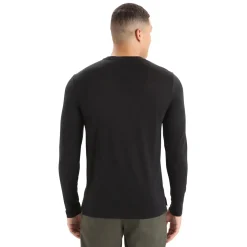 Et Grønnere Valg Uldoverdele<Icebreaker Mens Sphere II L/S Tee Sort (BLACK)