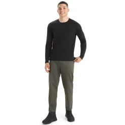 Et Grønnere Valg Uldoverdele<Icebreaker Mens Sphere II L/S Tee Sort (BLACK)