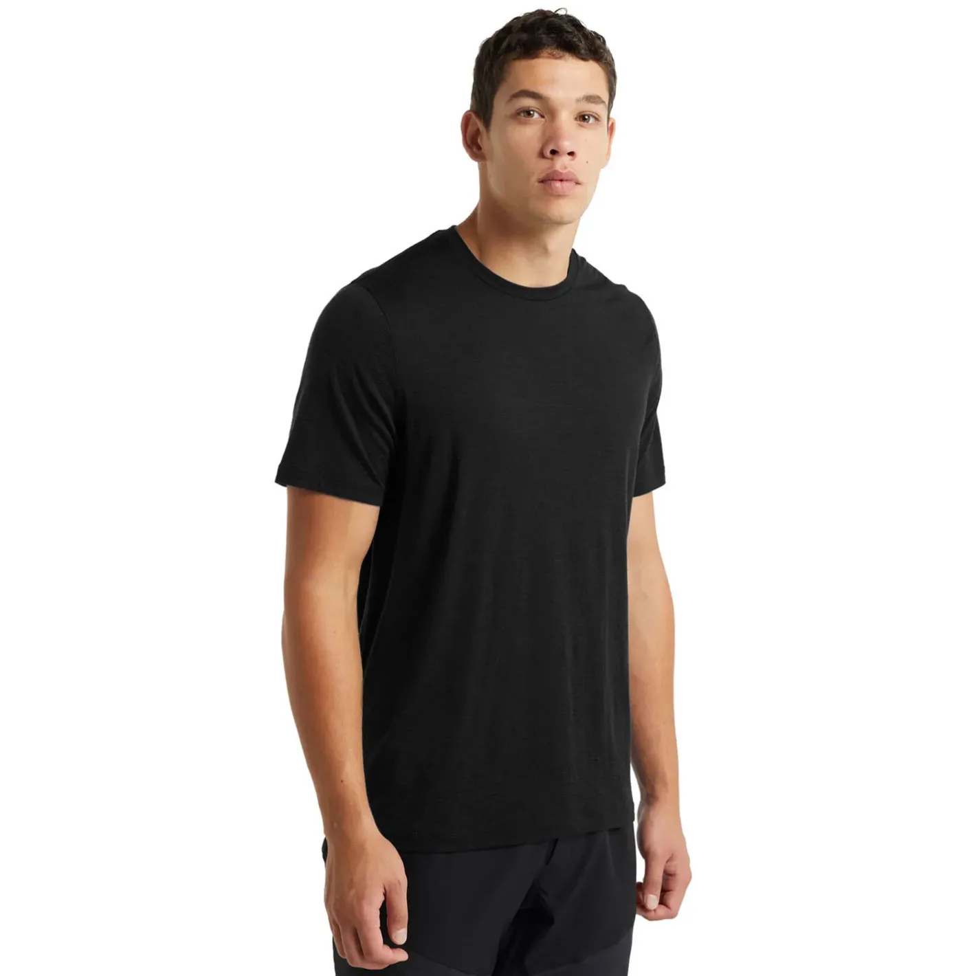 Et Grønnere Valg T-Shirts<Icebreaker Mens Tech Lite II S/S Tee 2021 model Sort (BLACK)