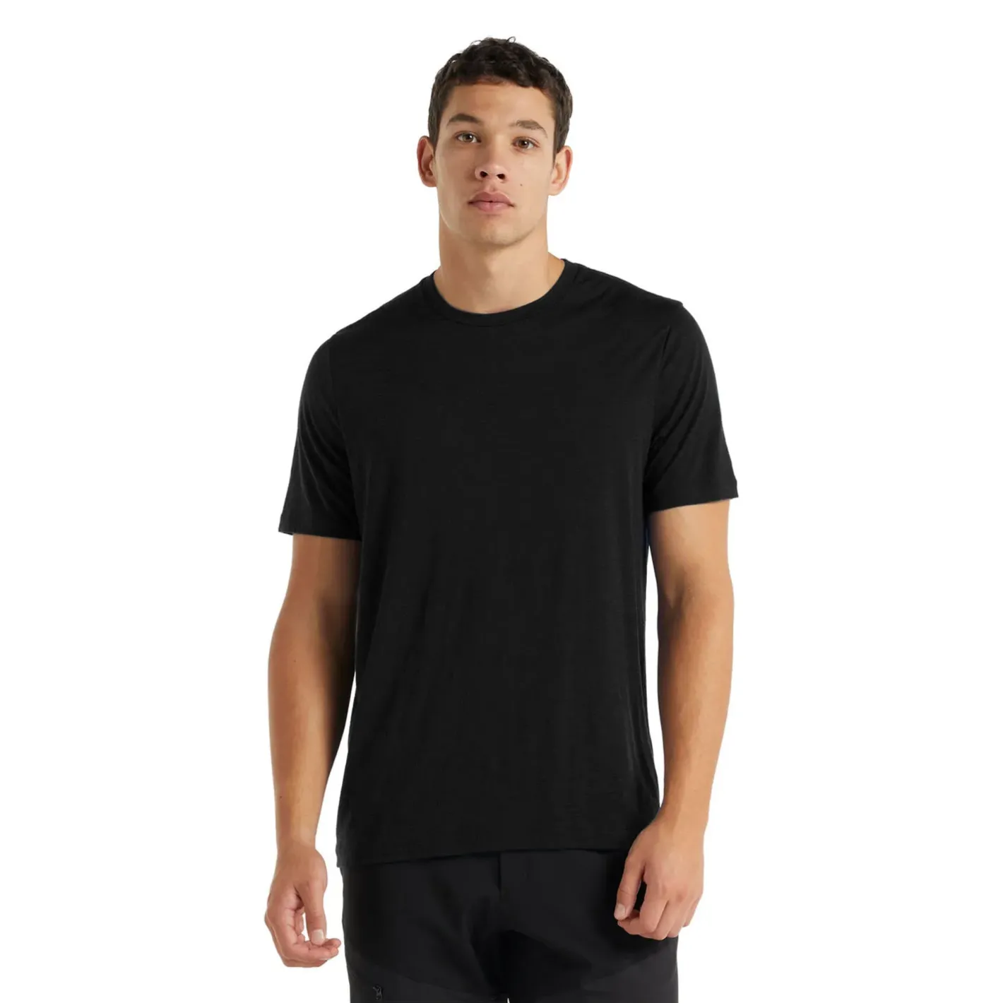Et Grønnere Valg T-Shirts<Icebreaker Mens Tech Lite II S/S Tee 2021 model Sort (BLACK)