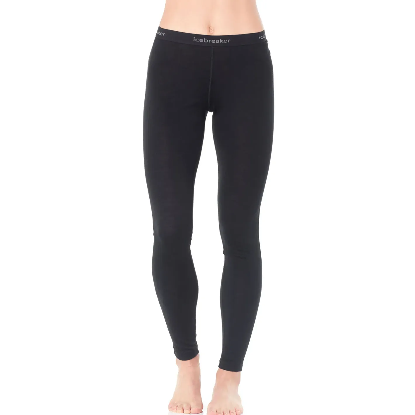 Et Grønnere Valg Uldunderdele<Icebreaker Womens 200 Oasis Leggings Sort (BLACK)