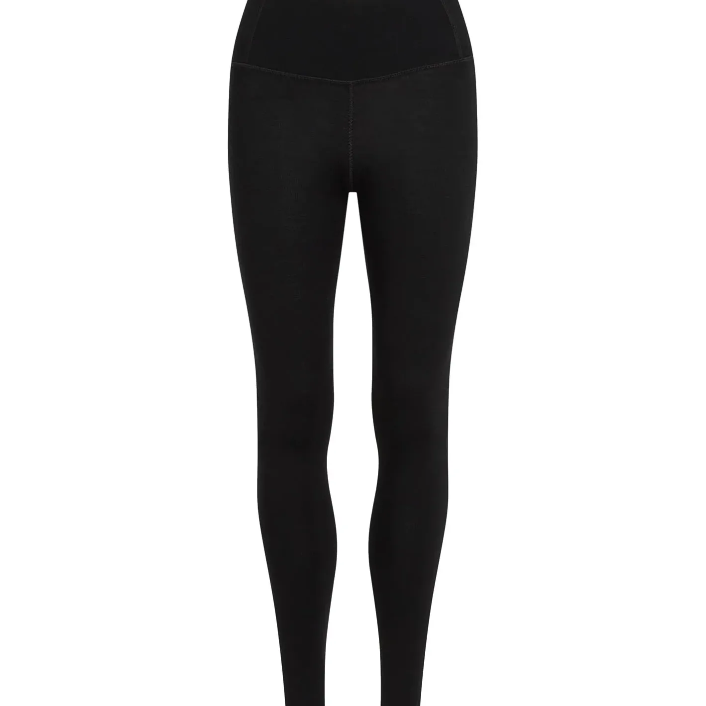 Et Grønnere Valg Uldunderdele<Icebreaker Womens Merino 260 Tech High Rise Leggings Sort (BLACK)