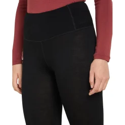 Et Grønnere Valg Uldunderdele<Icebreaker Womens Merino 260 Tech High Rise Leggings Sort (BLACK)