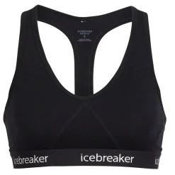 Et Grønnere Valg Toppe<Icebreaker Womens Sprite Racerback Bra Sort (BLACK/BLACK)