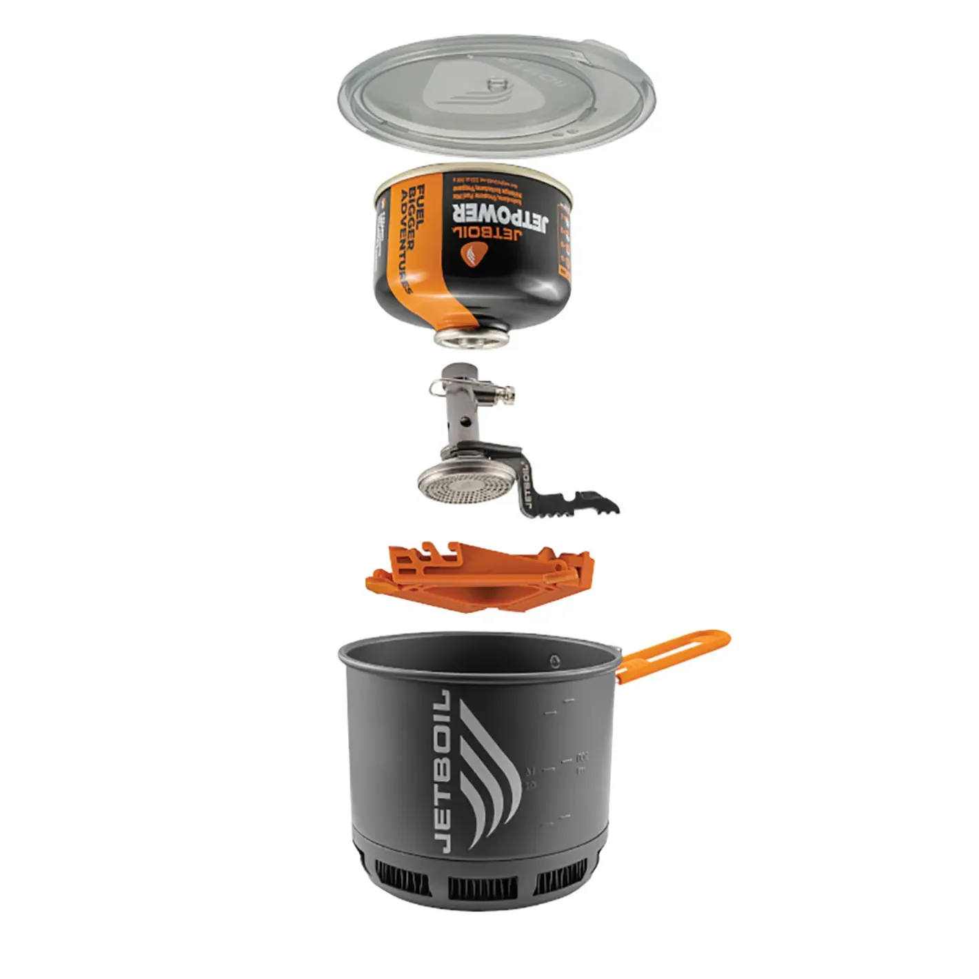 Jetboil Trangia-Sæt Og Brændere<Stash 0,8L Carbon Stove Sort (BLACK)