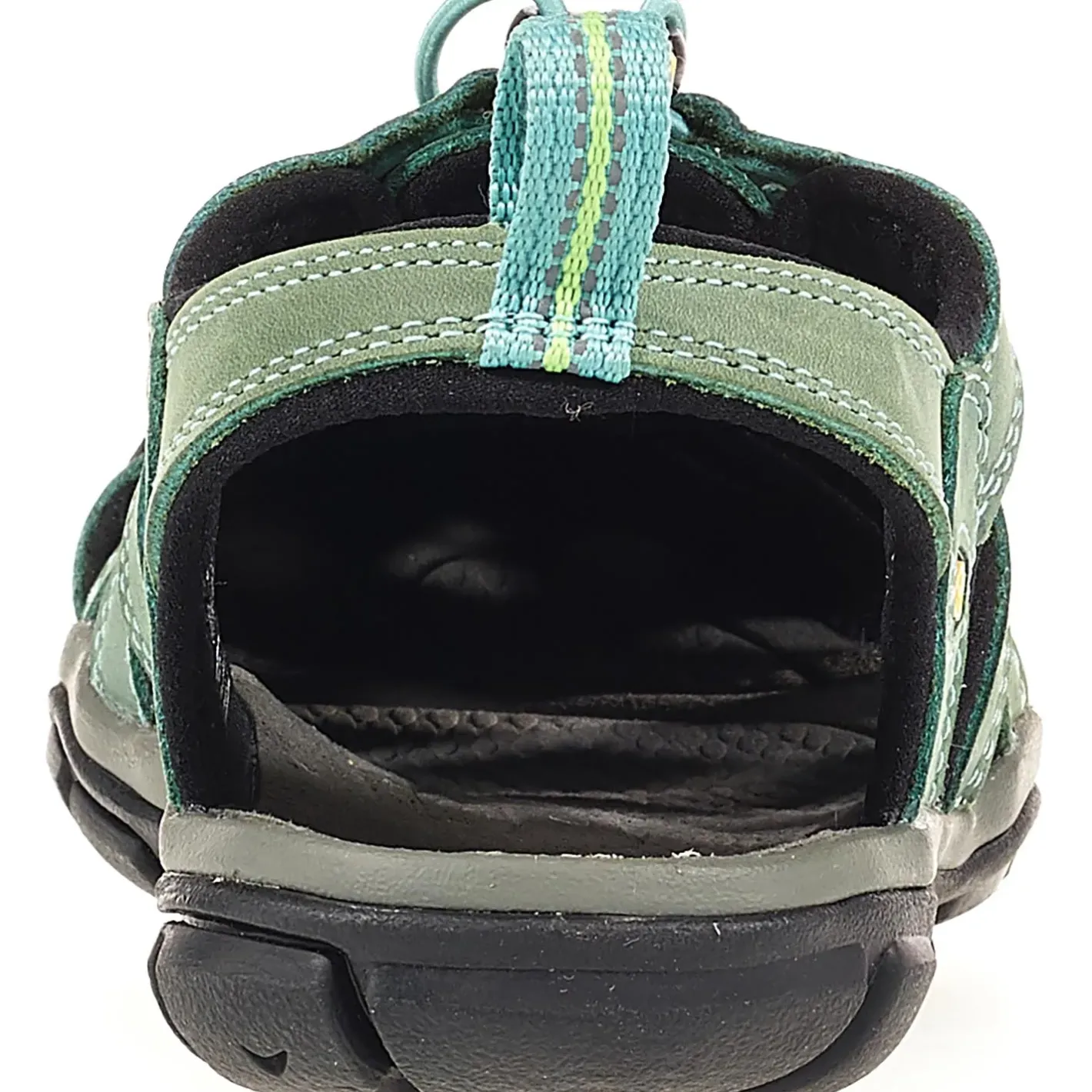 Keen Sandaler|Sandaler<Womens Clearwater CNX Leather Blå (MINERAL BLUE/YELLOW)