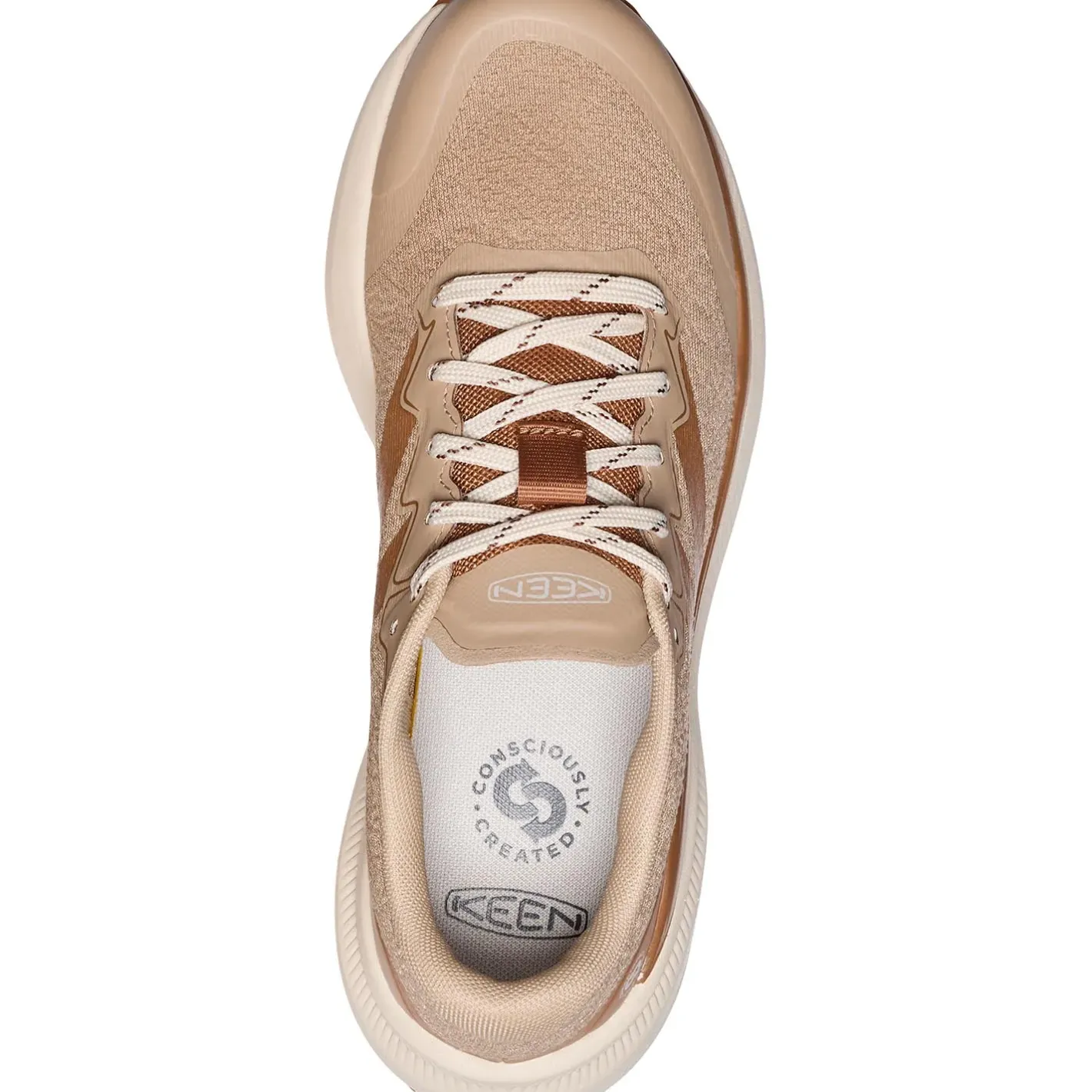 Keen Fritidssko<Womens WK500 Beige (CHIPMUNK/CORNSTALK)