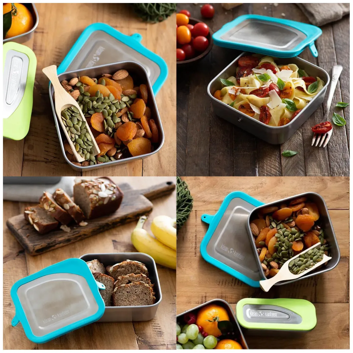 Klean Kanteen Beholdere Og Madkasser<Food Box 20oz Lunch Grøn (AGAVE MINT)