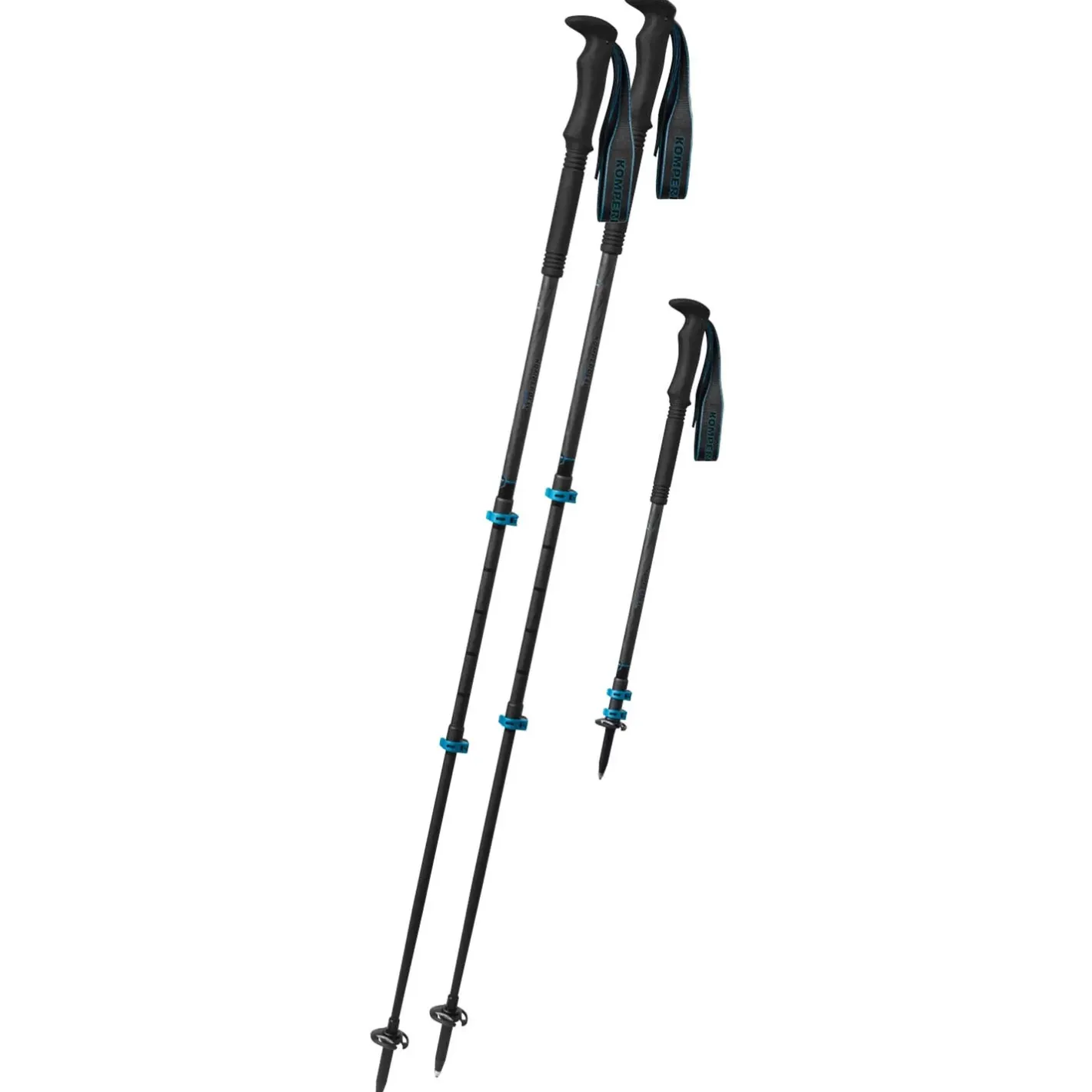 Komperdell Vandrestave<Carbon.C3 Pro Compact (pair)