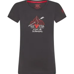 La Sportiva T-Shirts<Womens Alakay T-shirt Blå (CARBON)