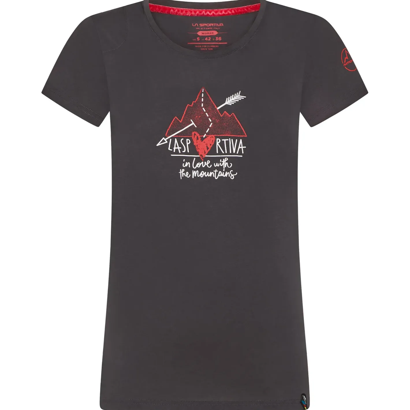 La Sportiva T-Shirts<Womens Alakay T-shirt Blå (CARBON)