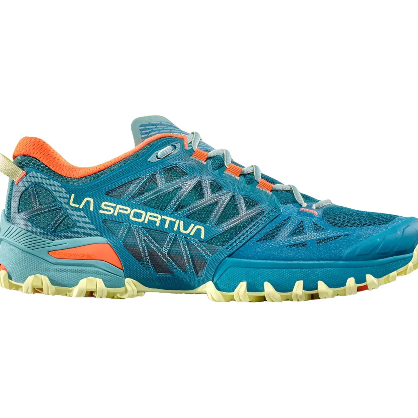 La Sportiva Løbesko<Womens Bushido III Blå (EVERGLADE/ZEST)