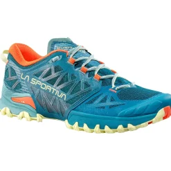 La Sportiva Løbesko<Womens Bushido III Blå (EVERGLADE/ZEST)