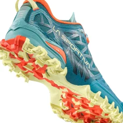 La Sportiva Løbesko<Womens Bushido III Blå (EVERGLADE/ZEST)
