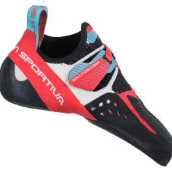 La Sportiva Klatresko|Klatresko<Womens Solution Comp S2020 model Lyserød (HIBISCUS/MALIBU BLUE)