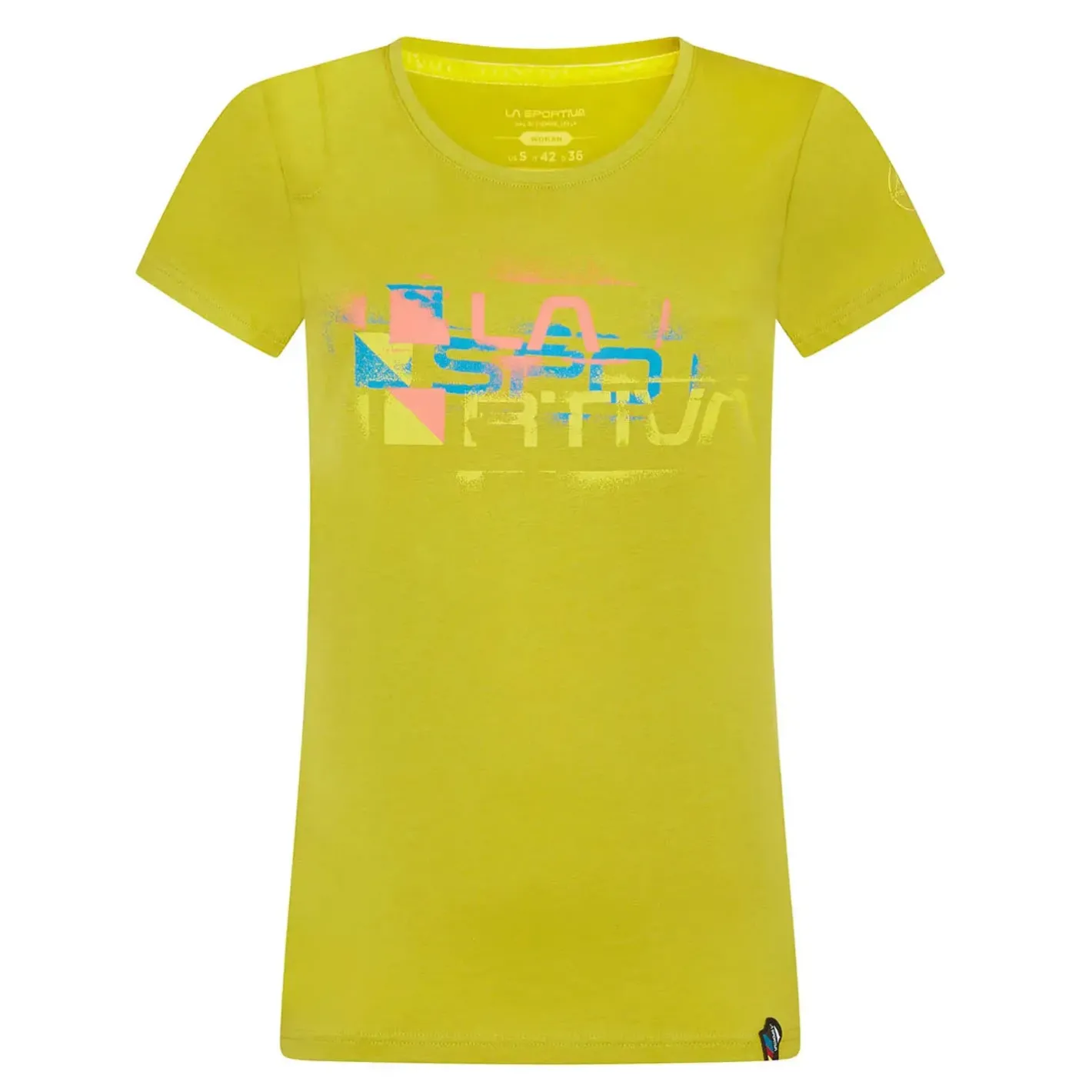 La Sportiva T-Shirts<Womens Square Evo T-Shirt Grøn (KIWI)
