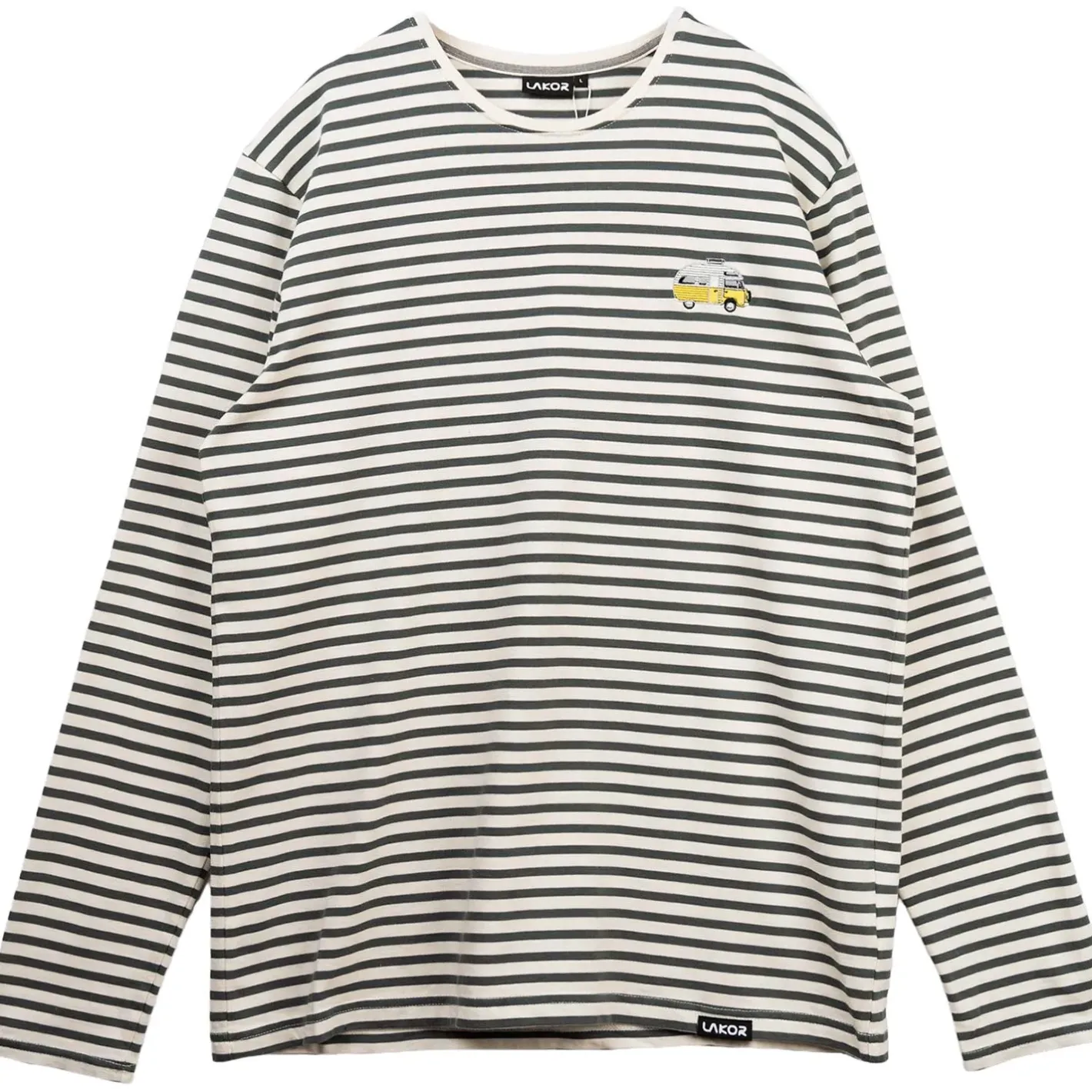 Lakor T-Shirts<Mens Ahoy! Mini Sun Camper T-shirt Grå (URBAN CHIC/STAR WHITE)