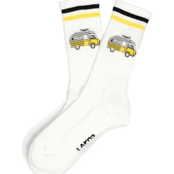 Lakor Hverdagssokker|Hverdagssokker<Sun Camper Socks Hvid (WHITE)