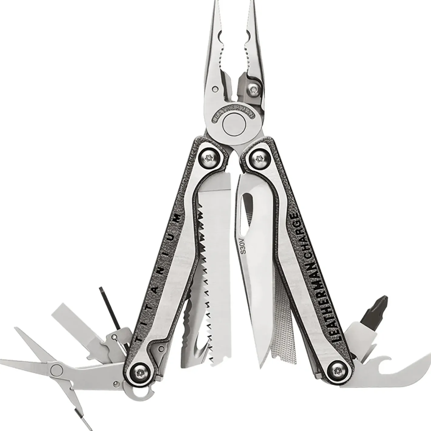 Leatherman Multitools<Charge Plus Nylon Sheath Box Grå (TITANIUM)