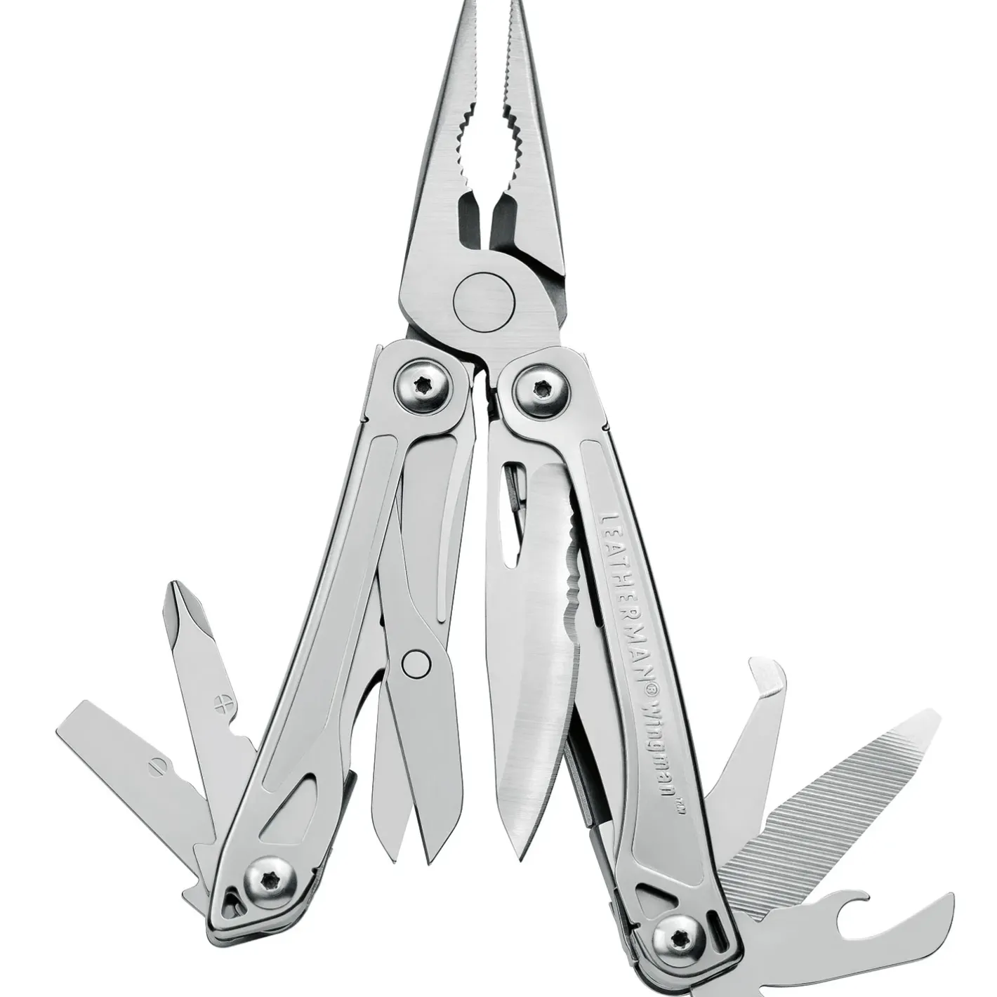 Leatherman Multitools<Wingman Nylon Sheath Grå (STAINLESS STEEL)