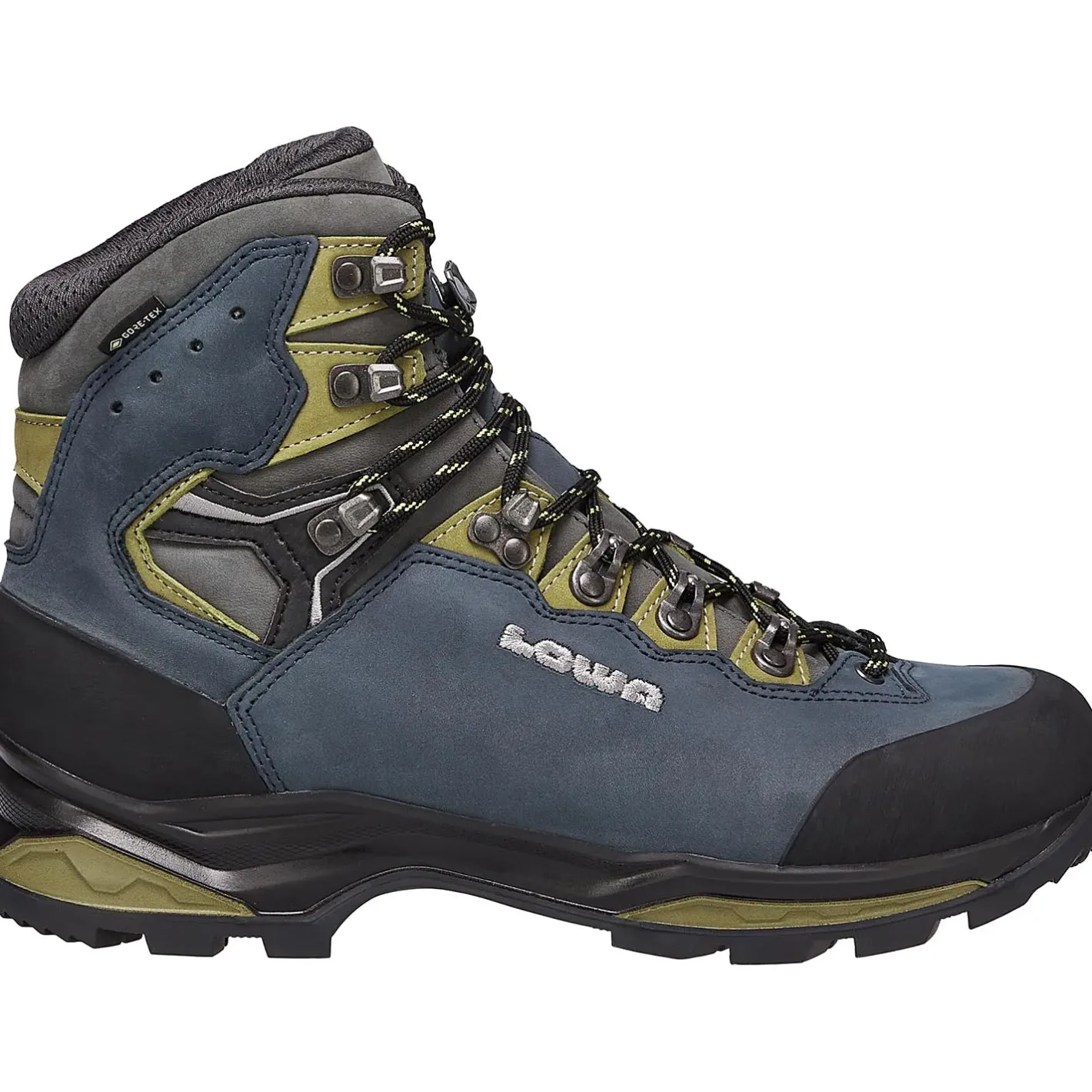 Lowa Vandrestøvler|Vandrestøvler<Mens Camino Evo GTX Blå (STEEL BLUE/KIWI)