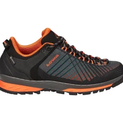 Lowa Vandresko|Vandresko<Mens Carezza GTX Lo Sort (ANTHRACITE/ORANGE)
