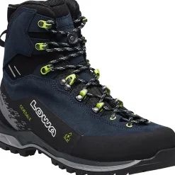 Lowa Alpinstøvler|Alpinstøvler<Mens Cevedale Pro GTX Mid Blå (NAVY/LIME)
