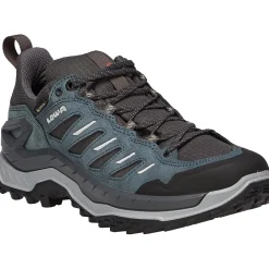 Lowa Vandresko|Vandresko<Mens Innovo GTX Lo Blå (DARK PETROL/MOOR)