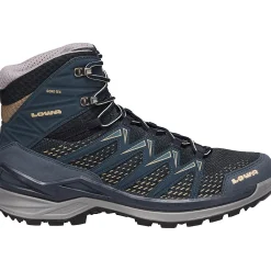 Lowa Vandrestøvler|Vandrestøvler<Mens Innox Pro GTX Mid Blå (JEANS/DUNE)