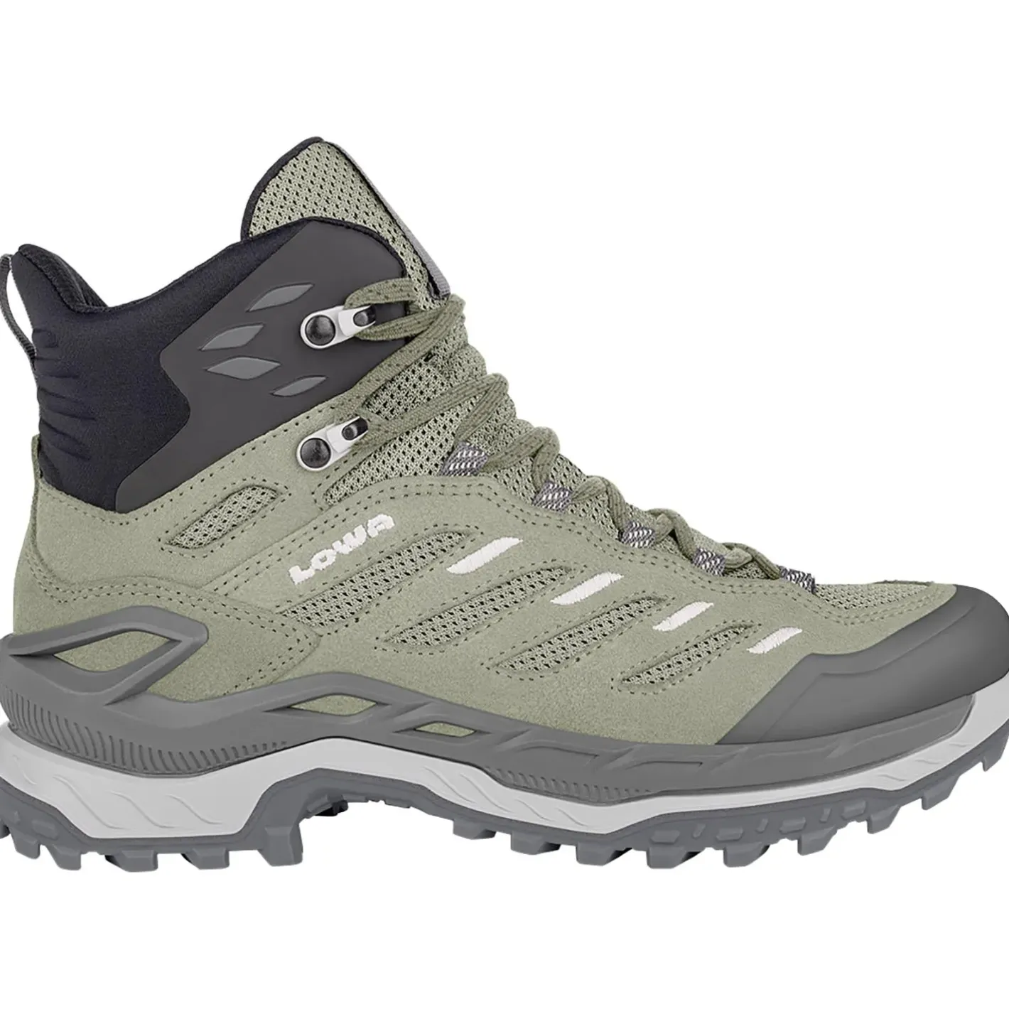 Lowa Vandrestøvler|Vandrestøvler<Womens Innovo Mid Grøn (SEAWEED/GREY)