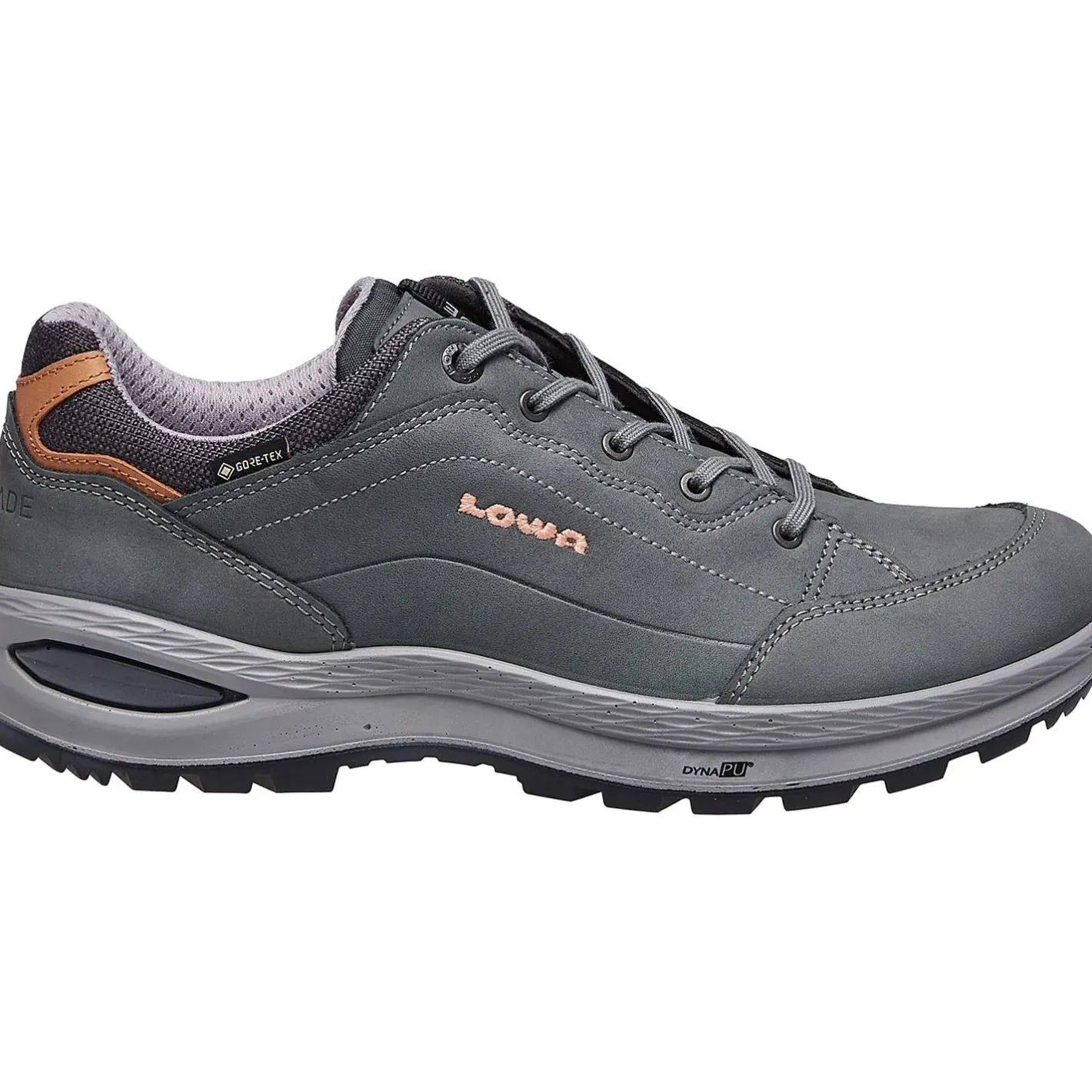 Et Grønnere Valg Vandresko|Vandresko<Lowa Womens Renegade Evo GTX Lo Grøn (GRAPHITE/APRICOT)