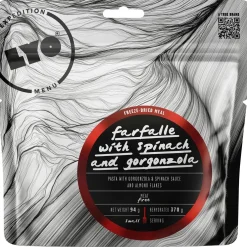 LYOFOOD Mad<Farfalle With Spinach & Gorgonzola 370g