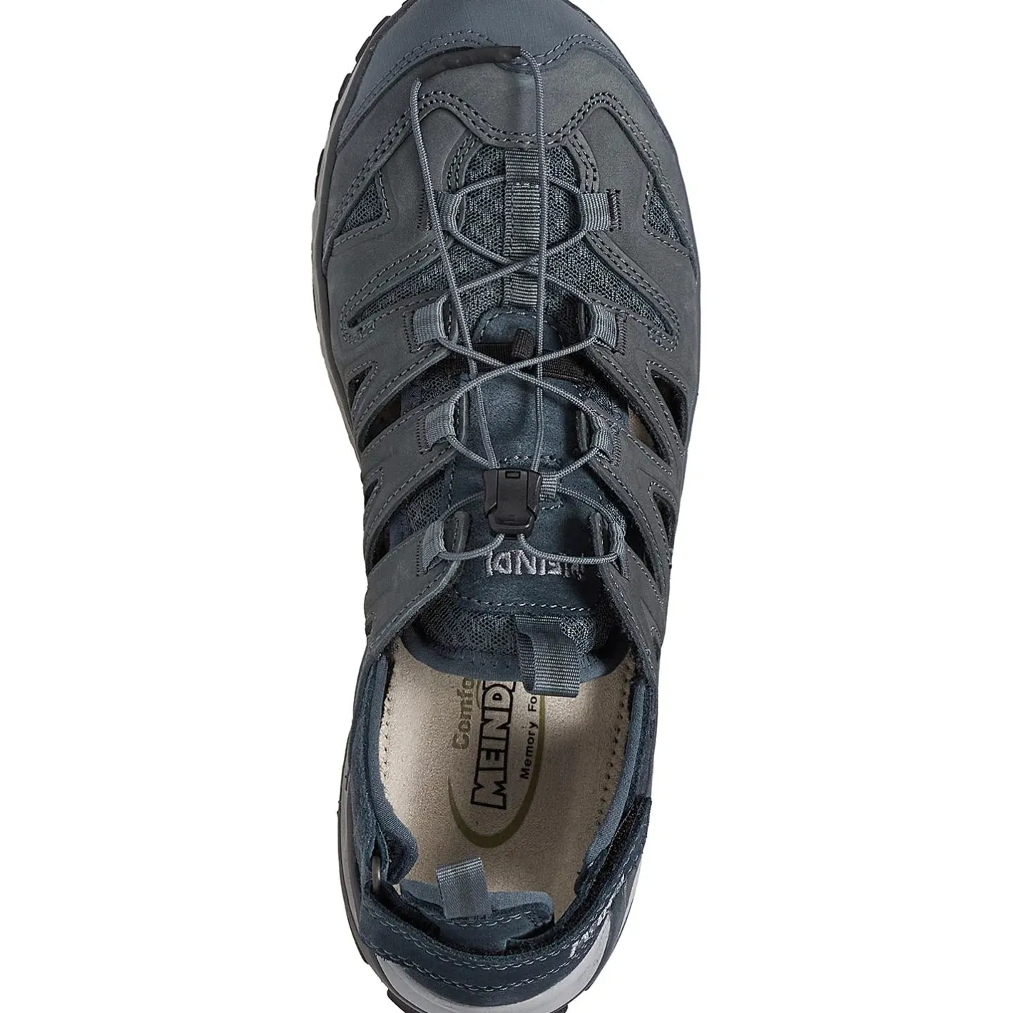 Meindl Sandaler|Sandaler<Mens Brindisi - C Fit PW Sort (GRAPHITE)