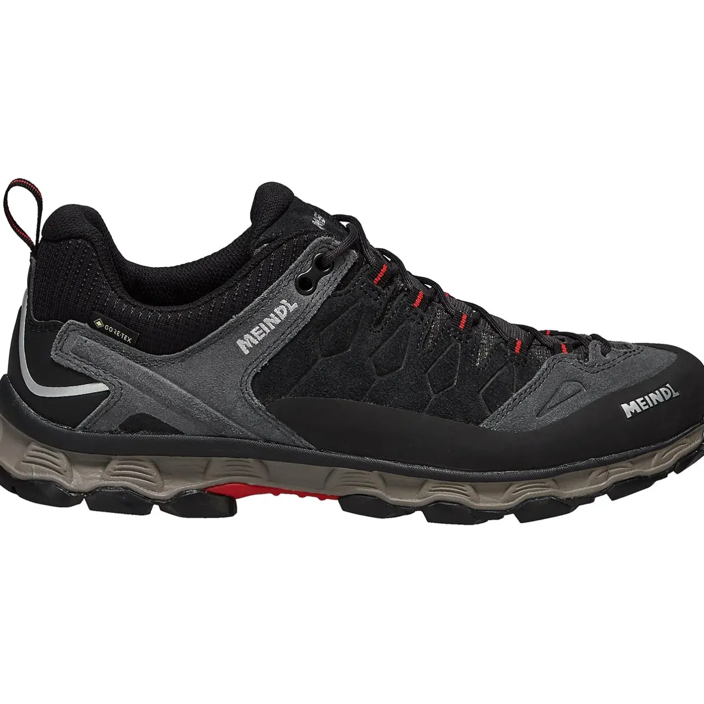 Meindl Vandresko|Vandresko<Mens Lite Trail GTX Grå (ANTHRACITE/RED)