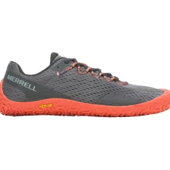 Merrell Løbesko<Mens Vapor Glove 6 Grå (GRANITE/TANGERINE)