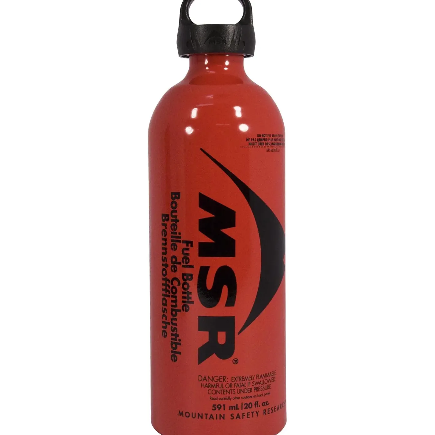 MSR Brændstofflasker<Fuel Bottle CRP Cap 591ml Rød (RED)