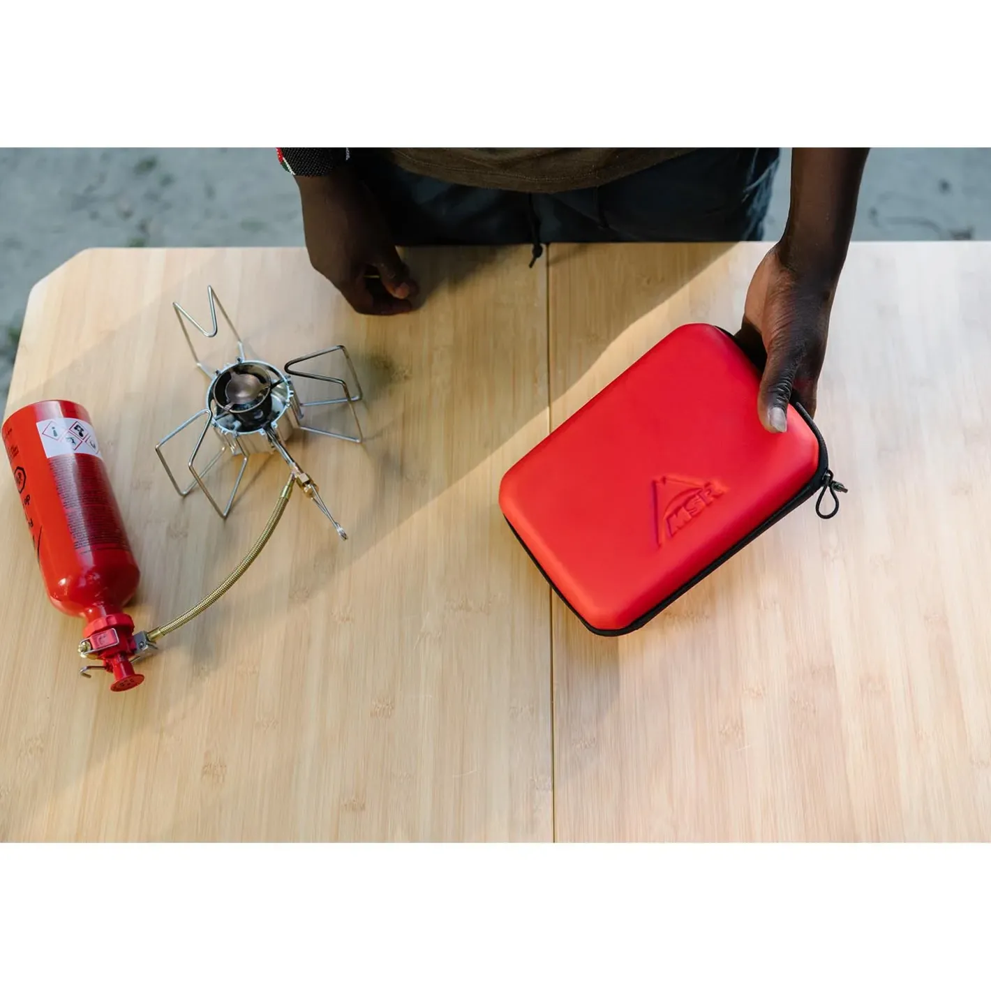 MSR Brændstofflasker<Fuel Bottle CRP Cap 887ml Rød (RED)