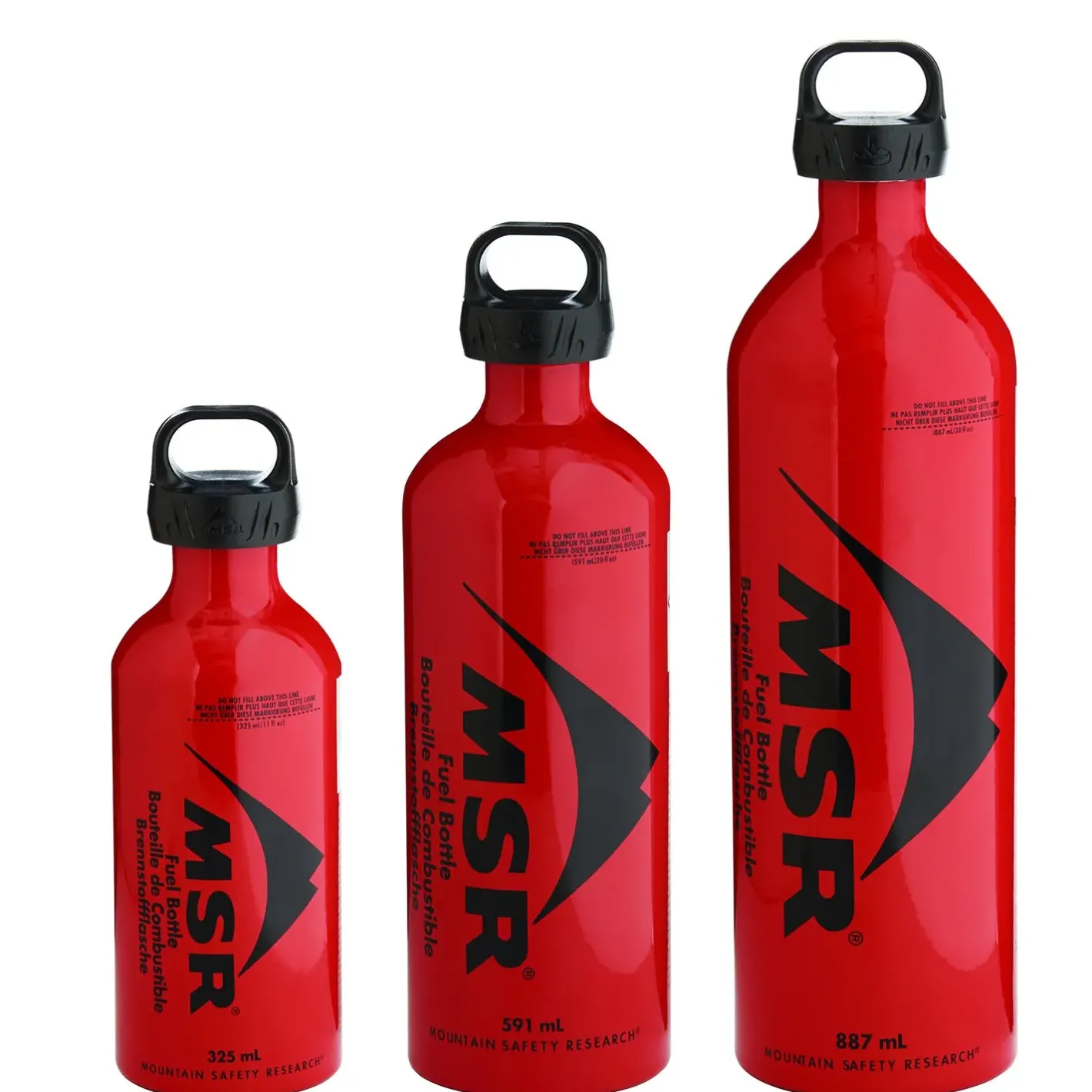 MSR Brændstofflasker<Fuel Bottle CRP Cap 887ml Rød (RED)