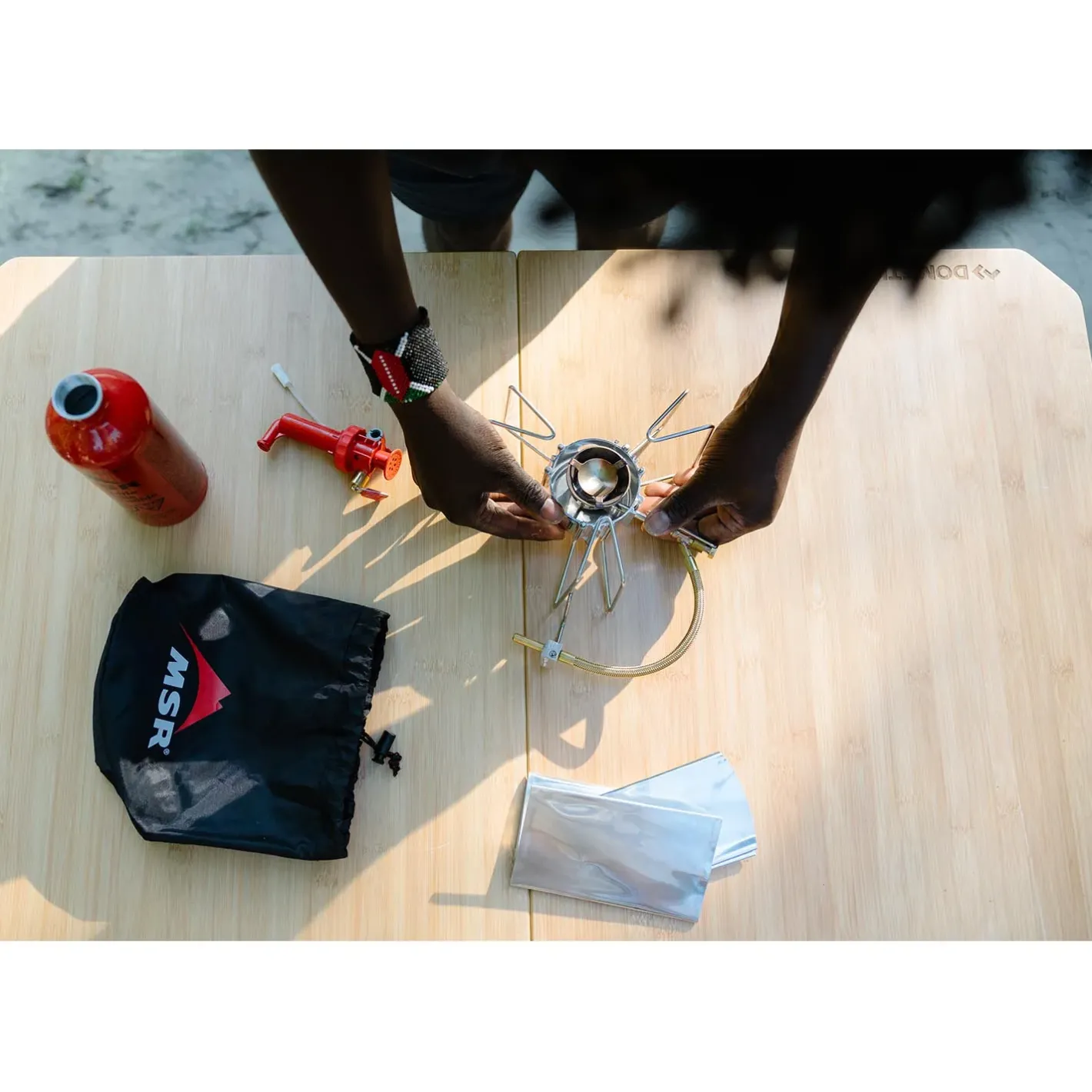 MSR Brændstofflasker<Fuel Bottle CRP Cap 887ml Rød (RED)