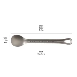 MSR Bestik, Tallerkener Og Kopper<Titan Long Spoon Grå (TITANIUM)