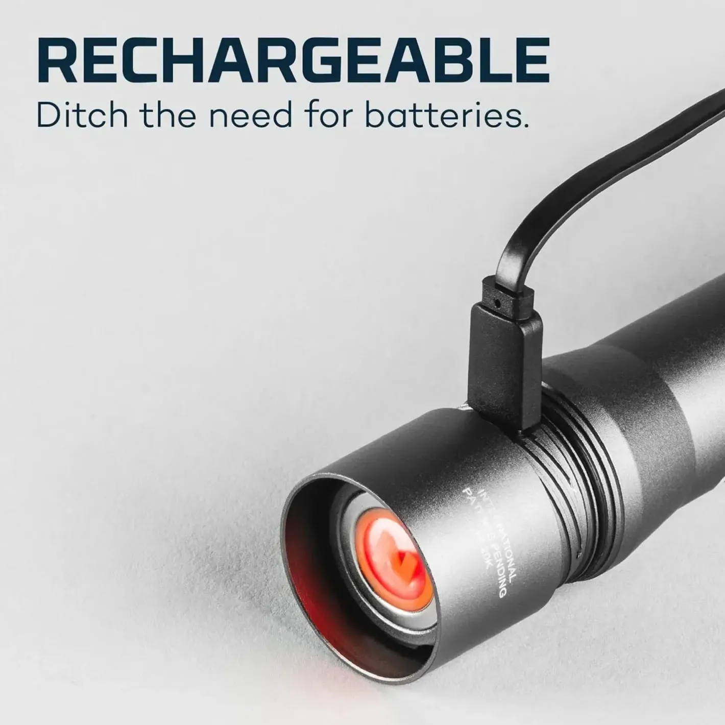 Nebo Lommelygter<Davinci 1000 Rechargeable Flashlight
